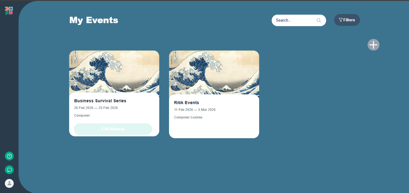 Business Events – screenshot